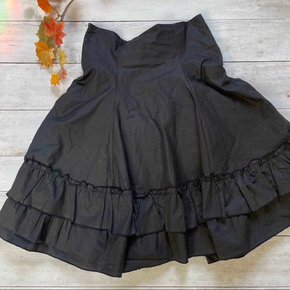 High waist bustle skirt, Gothic-Lolita, Goth, Victorian, size XS